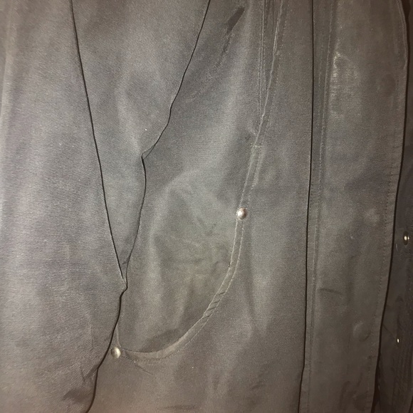 Moose Knuckles Women's Down filled Parka Black On Black Small Rare - Picture 8 of 14